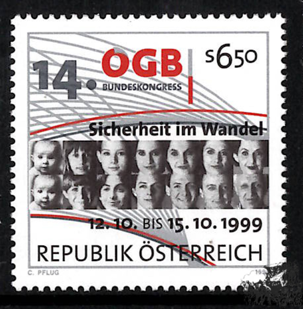 Österreich o 1999 - 6,50 S Österreichischer Gewerkschaftsbund