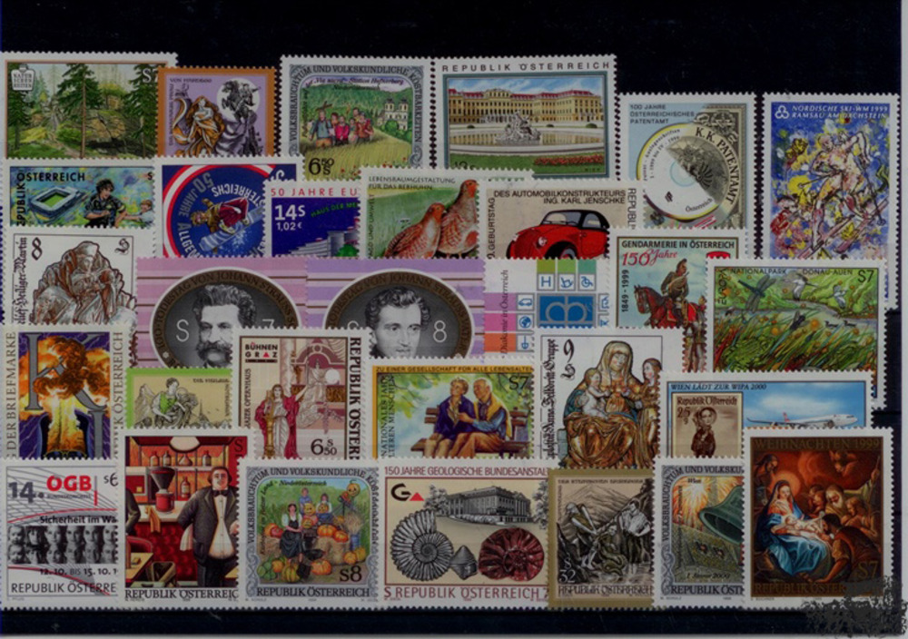 Österreich 1999 kompletter Jahrgang **
