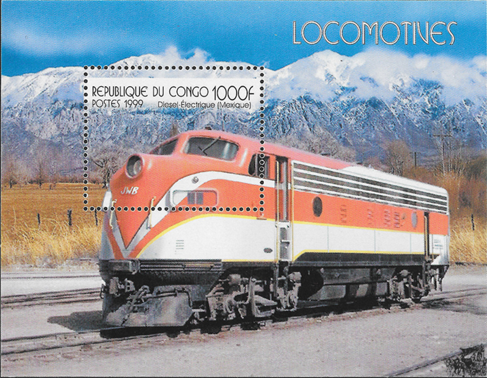 Kongo 1999 ** - Lokomotiven aus aller Welt