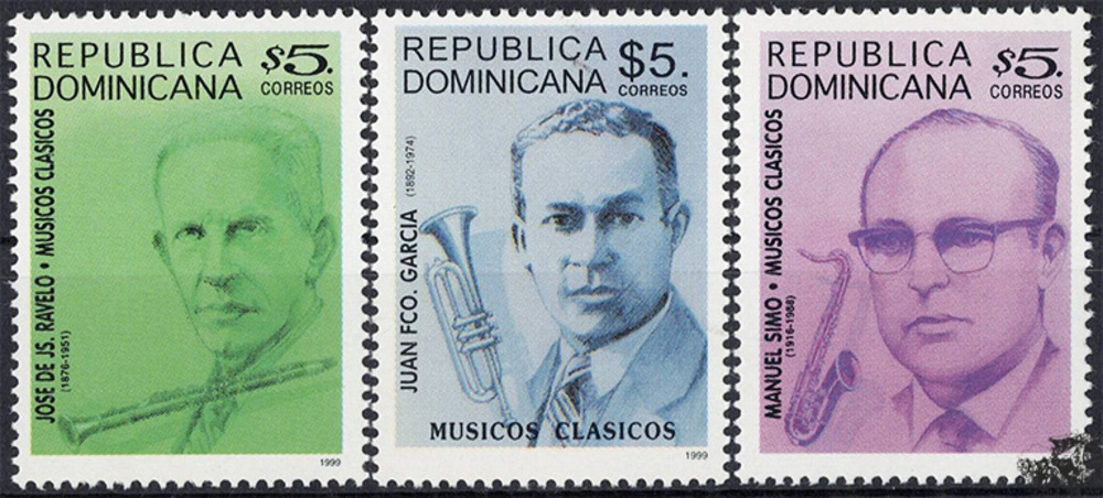 Dominikanische Rep. 1999 ** - Musiker (I)