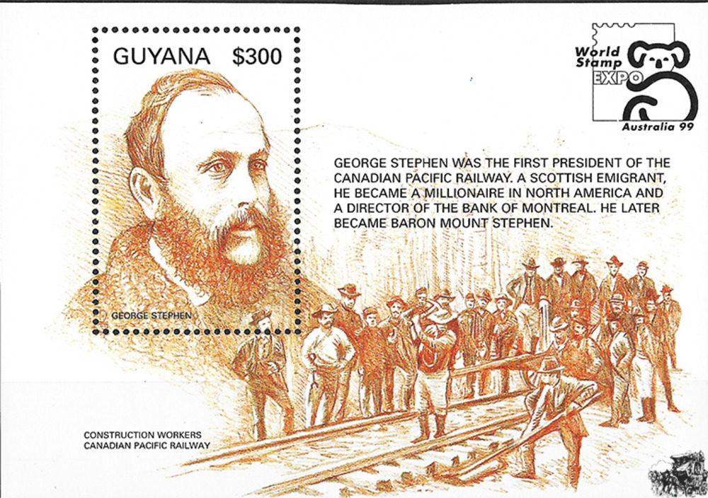 Guyana 1999 ** - Eisenbahnwesen, George Stephen