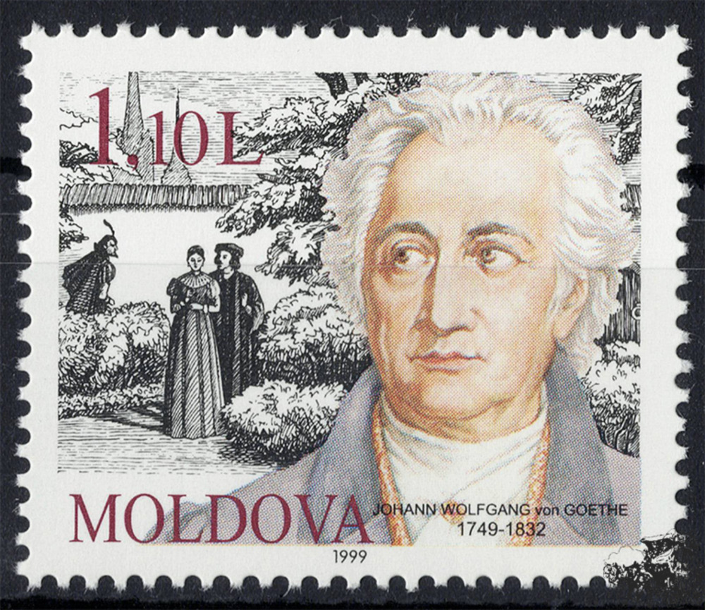 Moldawien 1999 ** - 250. Geburtstag von Johann Wolfgang von Goethe