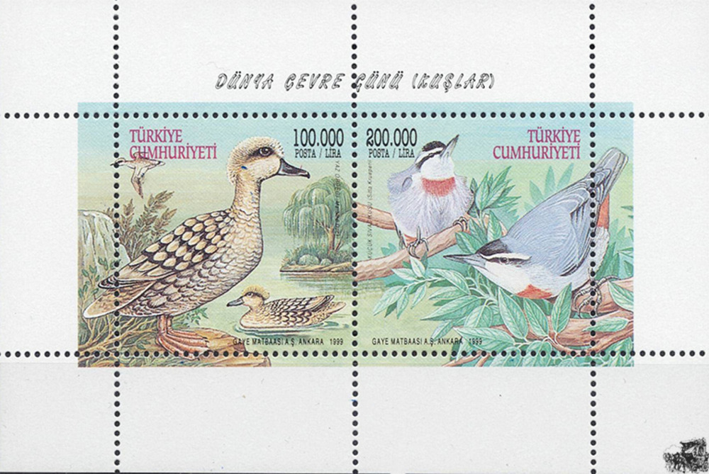 Türkei 1999 ** - Internationaler Tag der Umwelt – Vögel