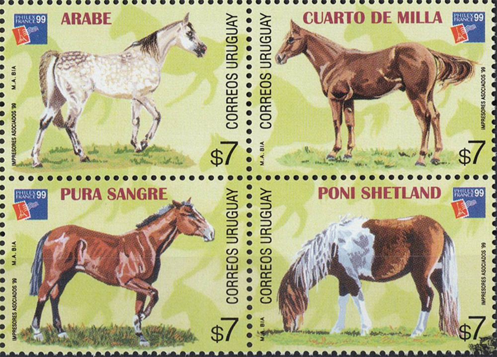 Uruguay ** 1999 - Pferderassen