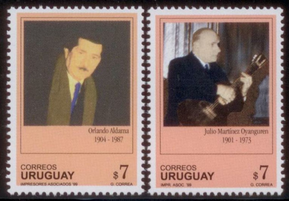 Uruguay ** 1999 - Einheimische Künstler (III)