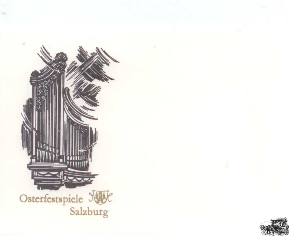 Empty envelope Salzburg Easter Festival Empty envelope Salzburg Easter Festival