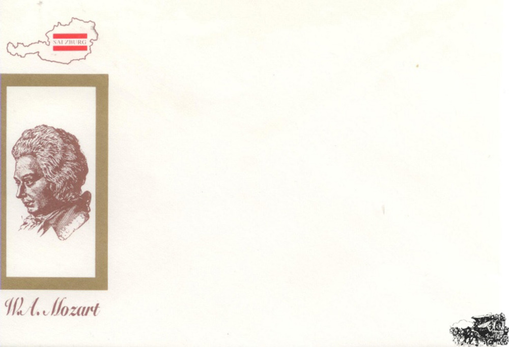 Empty envelope W.A.Mozart Empty envelope W.A.Mozart