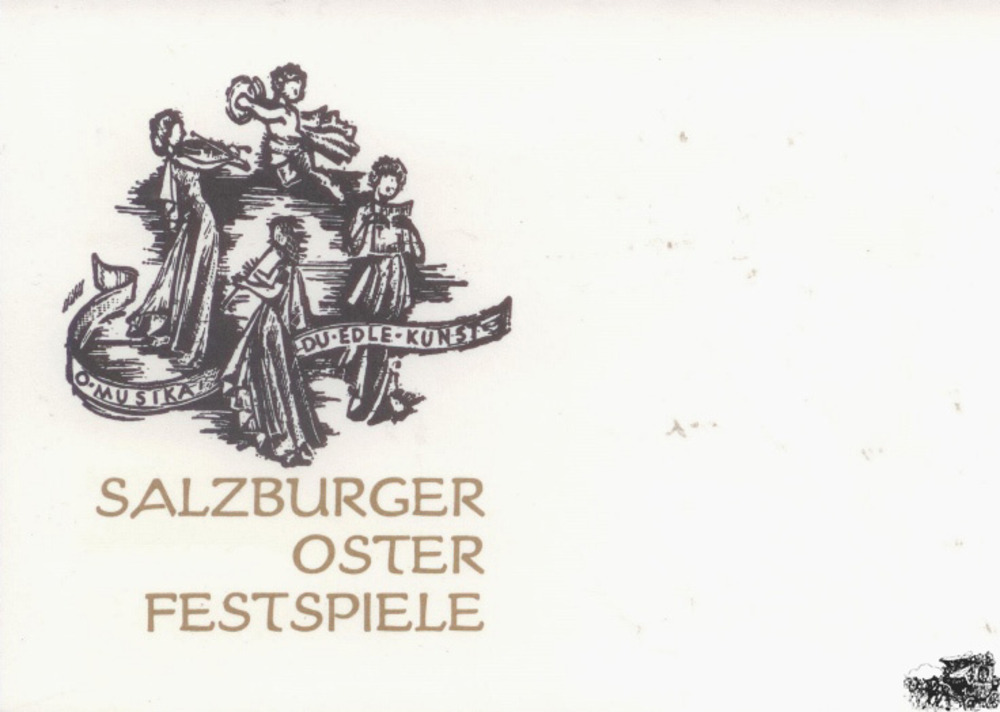 Leerkuvert Salzburger Oster Festspiele 
