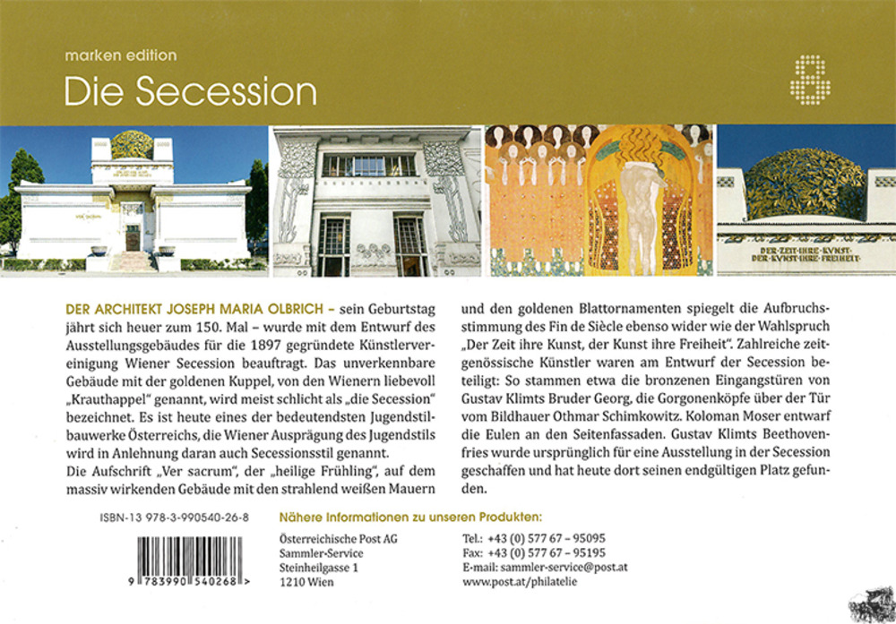Die Secession, Marken.Edition 8 **  - Wien