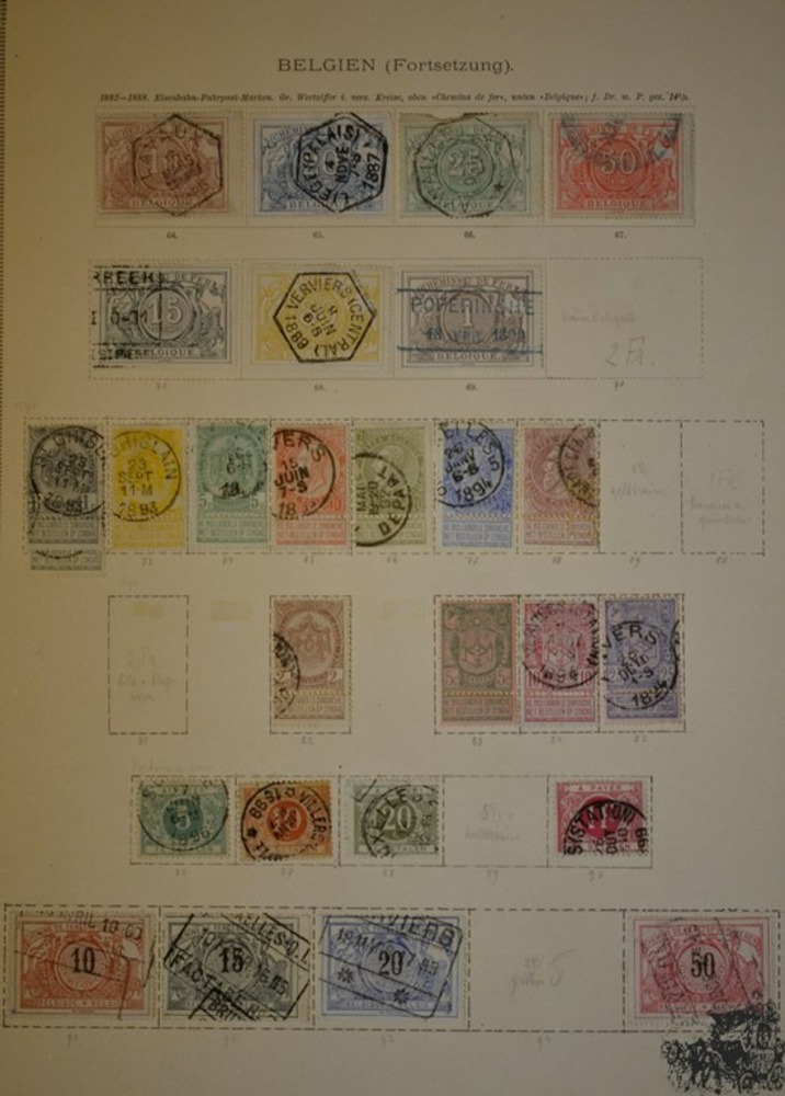 Alte Sammlung von Belgien ab Nr.1