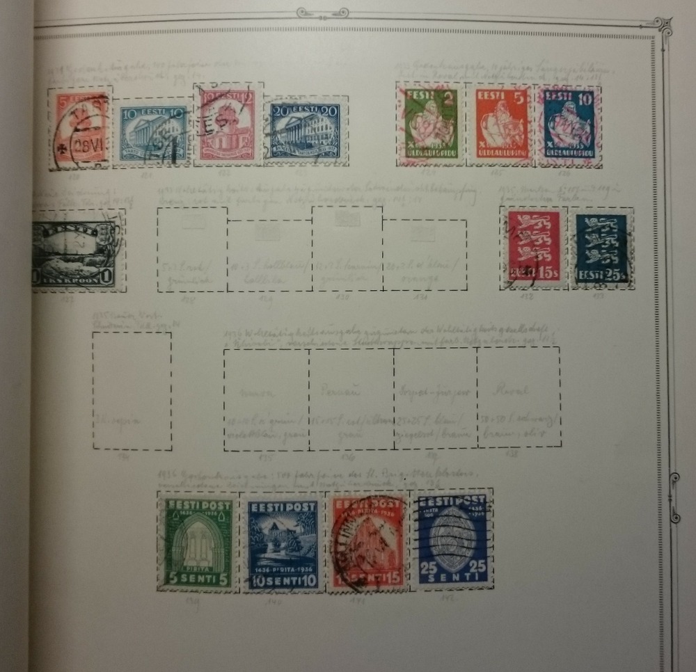 Uralt-Sammlung Estland ab Nr.1 Uralt-Sammlung Estland ab Nr.1