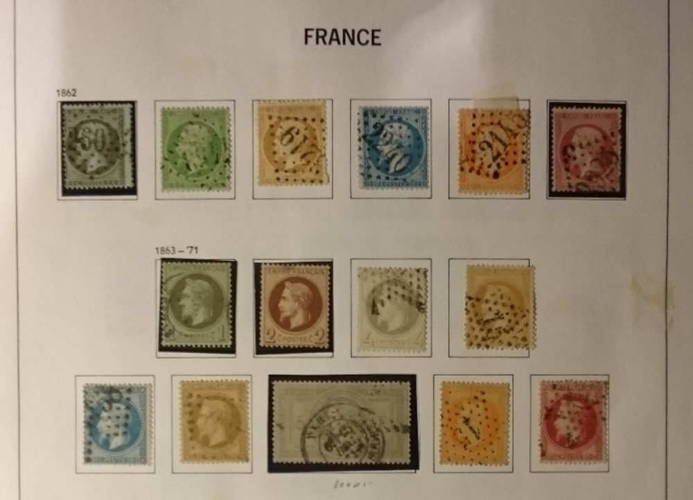Sammlung Frankreich von 1862-1990, Klassik umfangreich