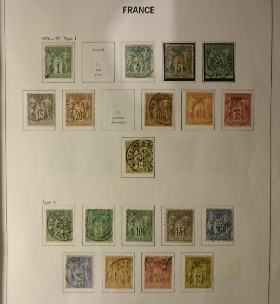 schöne Sammlung Frankreich von 1960-1987 **postfrisch fast kpl. in zwei Alben