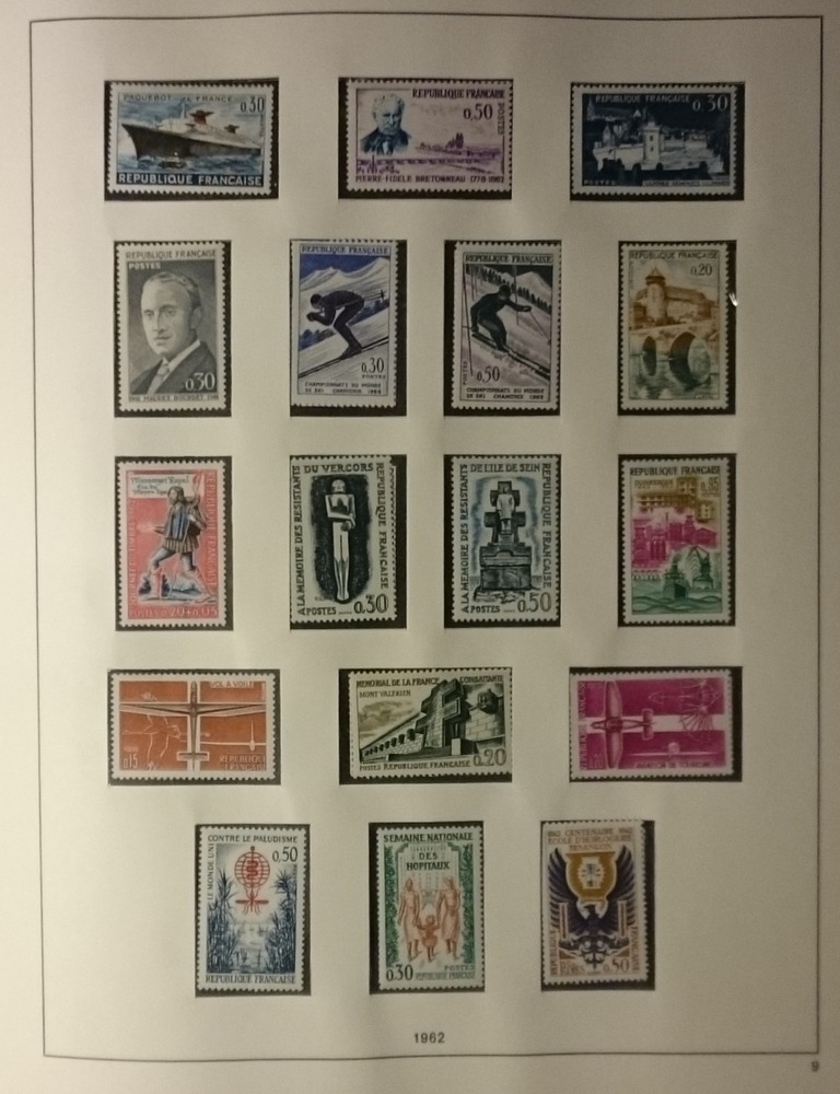 schöne Sammlung Frankreich von 1960-1987 **postfrisch fast kpl. in zwei Alben