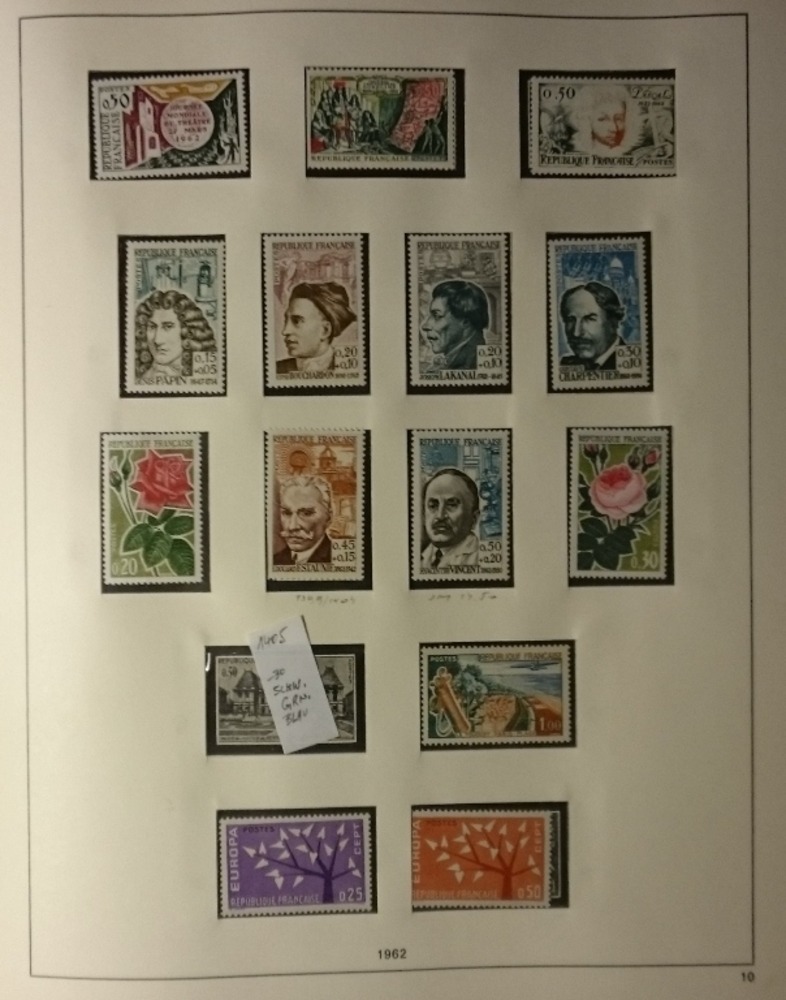 schöne Sammlung Frankreich von 1960-1987 **postfrisch fast kpl. in zwei Alben schöne Sammlung Frankreich von 1960-1987 **postfrisch fast kpl. in zwei Alben