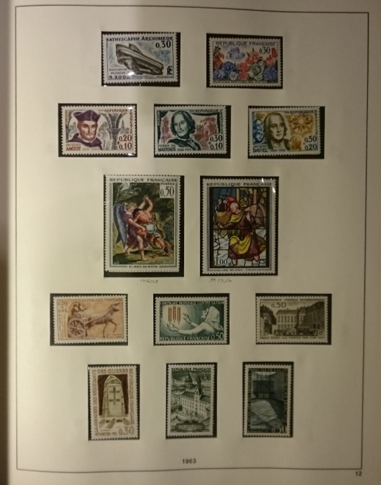 schöne Sammlung Frankreich von 1960-1987 **postfrisch fast kpl. in zwei Alben schöne Sammlung Frankreich von 1960-1987 **postfrisch fast kpl. in zwei Alben