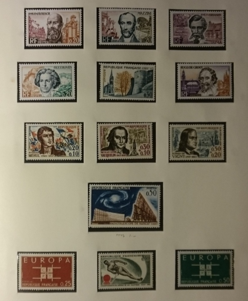 schöne Sammlung Frankreich von 1960-1987 **postfrisch fast kpl. in zwei Alben schöne Sammlung Frankreich von 1960-1987 **postfrisch fast kpl. in zwei Alben