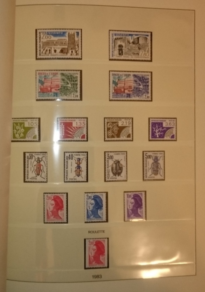Sammlung Frankreich 1968-1985 **postfrisch fast kpl.mit vielen Freimarken-Typen Sammlung Frankreich 1968-1985 **postfrisch fast kpl.mit vielen Freimarken-Typen