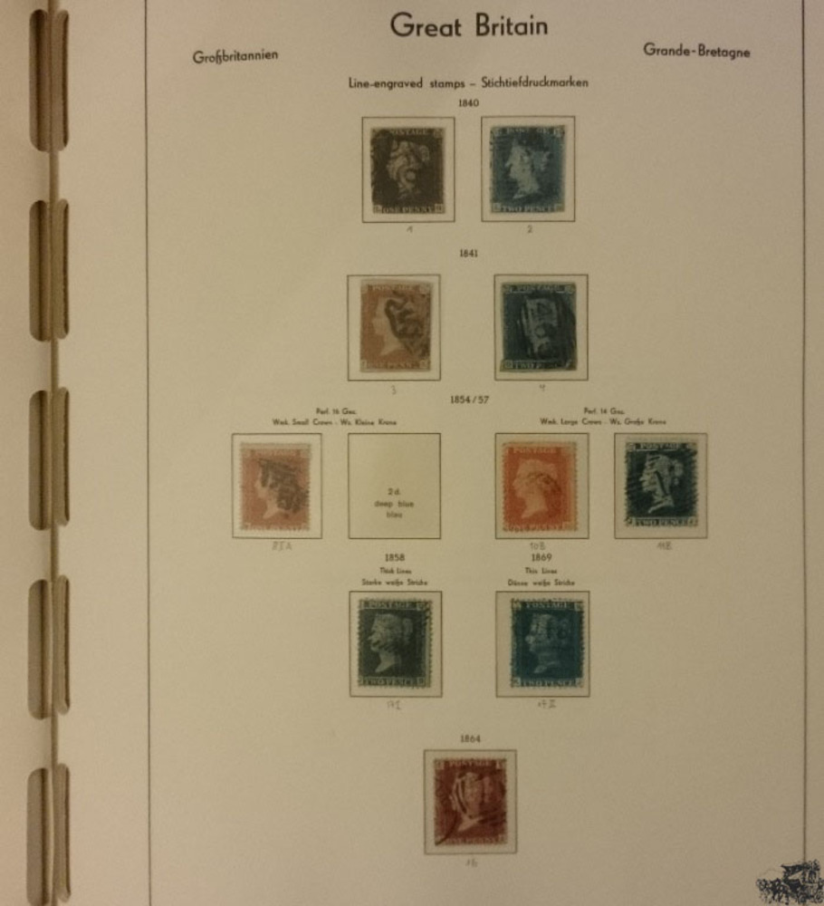 Großbritannien Sammlung 1840 (ab Nr.1) bis 1980 **/O