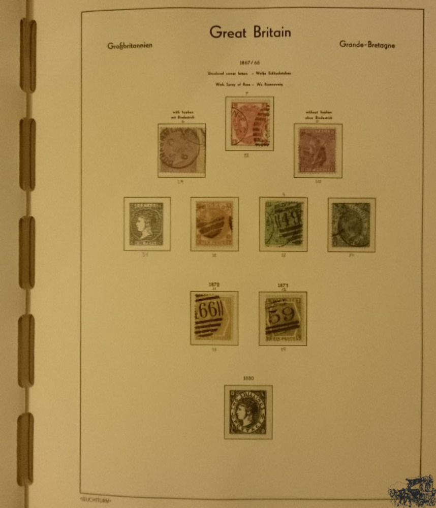 Großbritannien Sammlung 1840 (ab Nr.1) bis 1980 **/O
