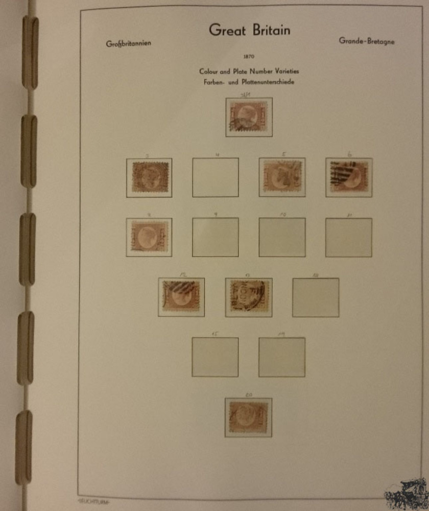 Großbritannien Sammlung 1840 (ab Nr.1) bis 1980 **/O