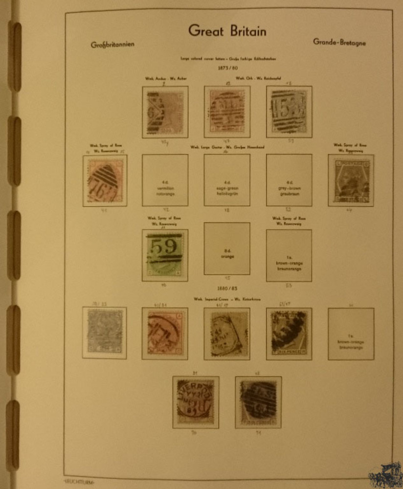 Großbritannien Sammlung 1840 (ab Nr.1) bis 1980 **/O