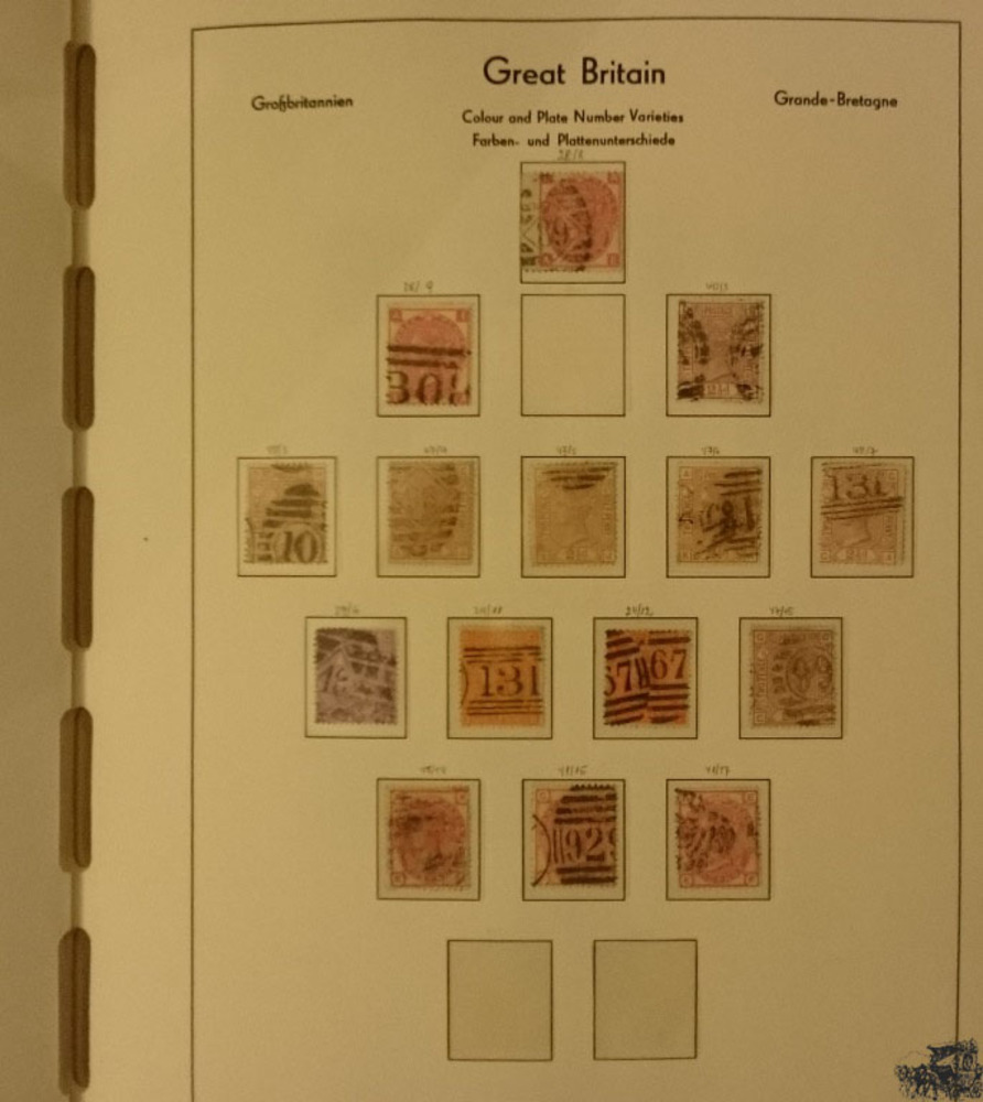 Großbritannien Sammlung 1840 (ab Nr.1) bis 1980 **/O