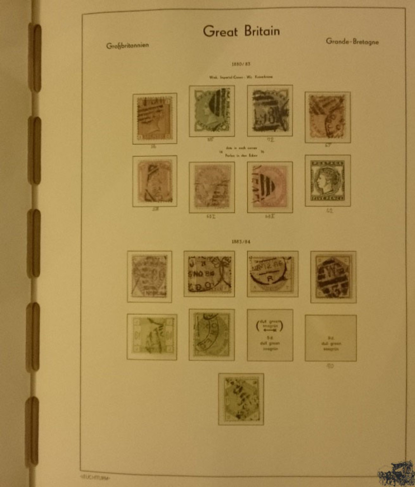 Großbritannien Sammlung 1840 (ab Nr.1) bis 1980 **/O