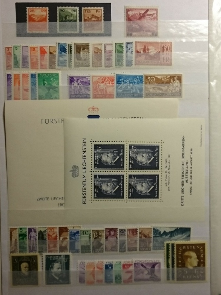 Liechtenstein-Sammlung 1917-1995 ** sehr umfangreich mit vielen guten Ausgaben/Blocks Liechtenstein-Sammlung 1917-1995 ** sehr umfangreich mit vielen guten Ausgaben/Blocks