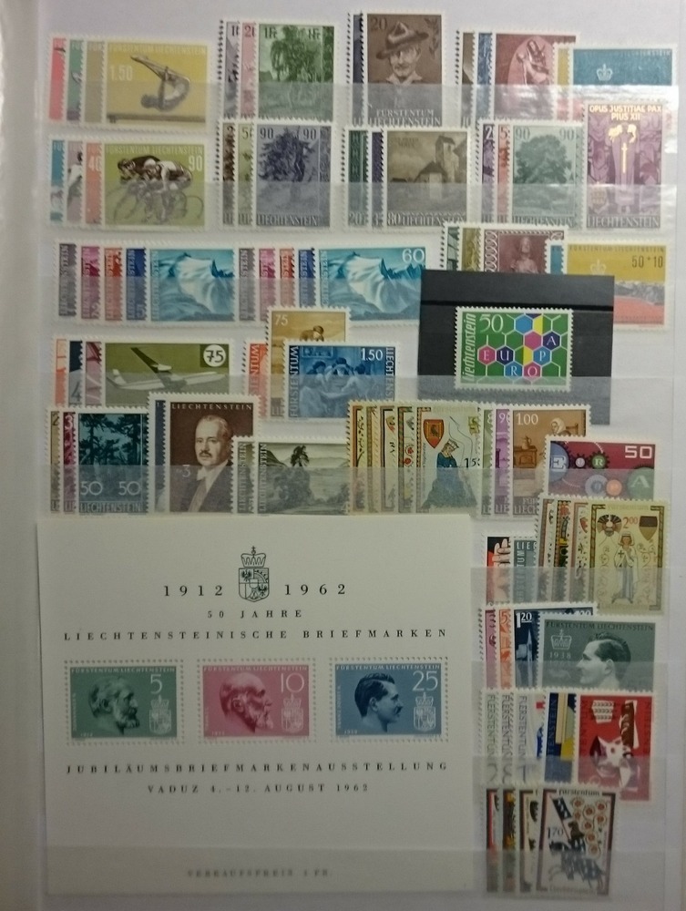 Liechtenstein-Sammlung 1917-1995 ** sehr umfangreich mit vielen guten Ausgaben/Blocks Liechtenstein-Sammlung 1917-1995 ** sehr umfangreich mit vielen guten Ausgaben/Blocks