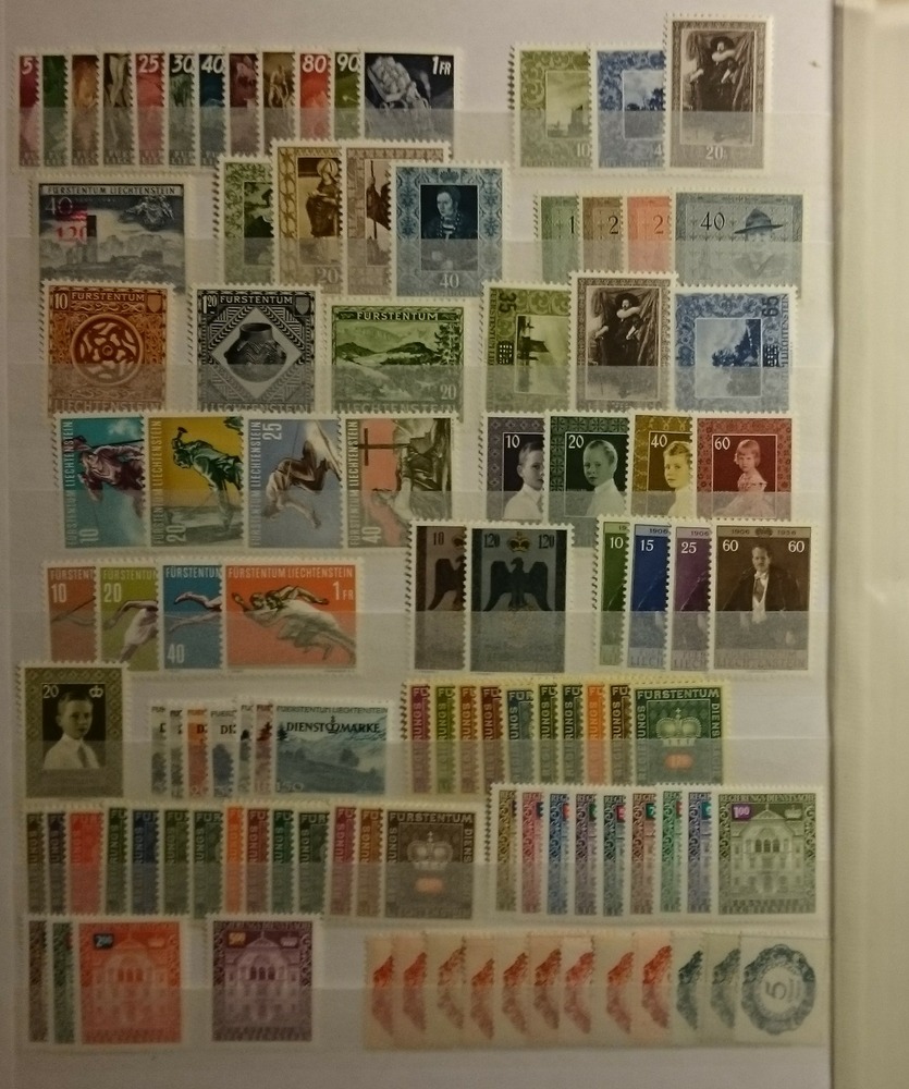 Liechtenstein-Sammlung 1917-1995 ** sehr umfangreich mit vielen guten Ausgaben/Blocks Liechtenstein-Sammlung 1917-1995 ** sehr umfangreich mit vielen guten Ausgaben/Blocks