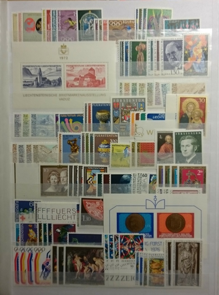 Liechtenstein-Sammlung 1917-1995 ** sehr umfangreich mit vielen guten Ausgaben/Blocks Liechtenstein-Sammlung 1917-1995 ** sehr umfangreich mit vielen guten Ausgaben/Blocks