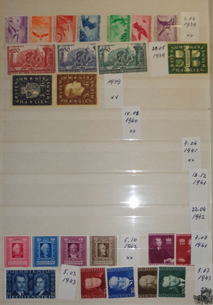 Sammlung Liechtenstein 1917-1986 */**
