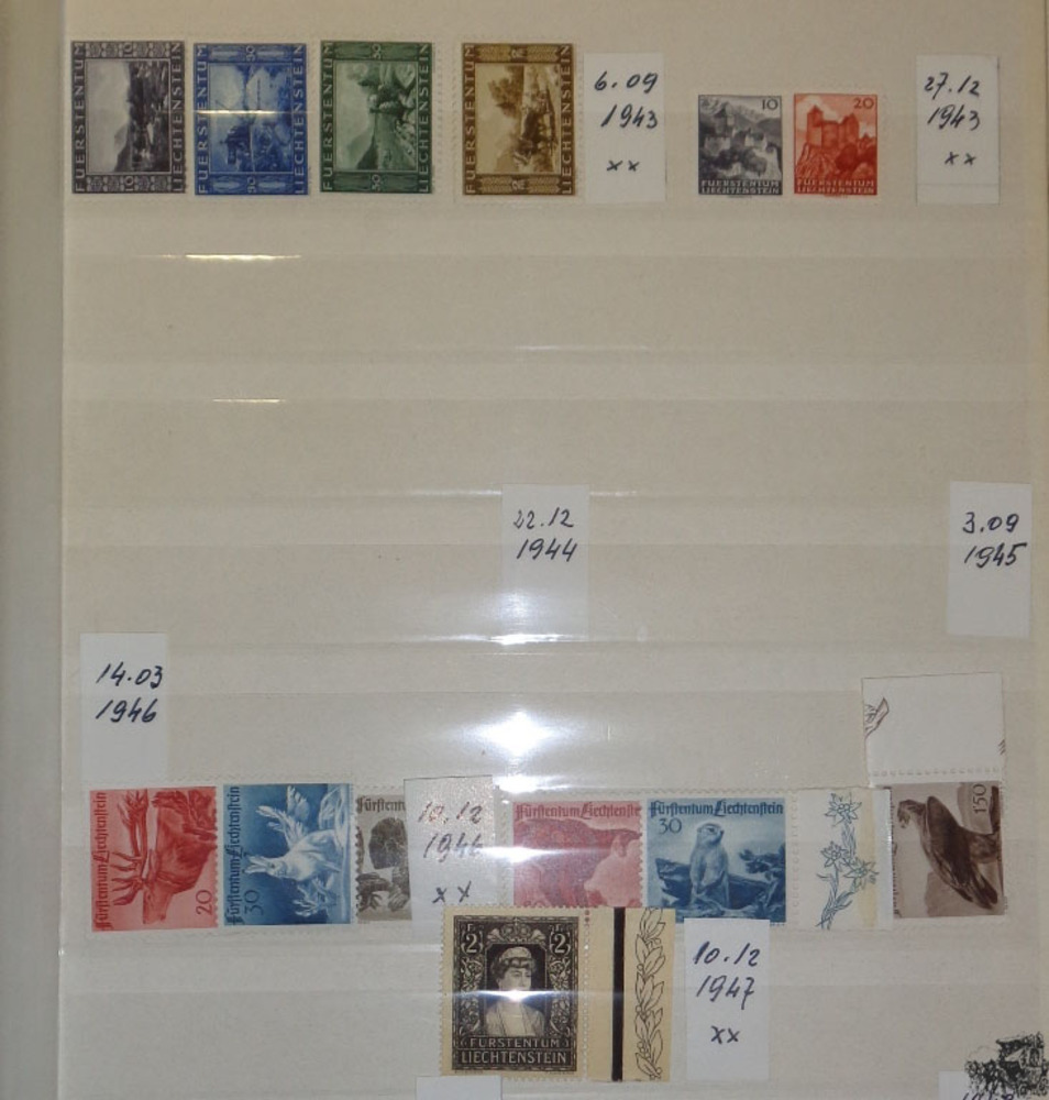 Sammlung Liechtenstein 1917-1986 */**