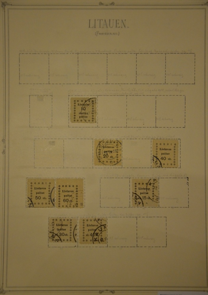 Uralt-Sammlung Litauen ab 1919