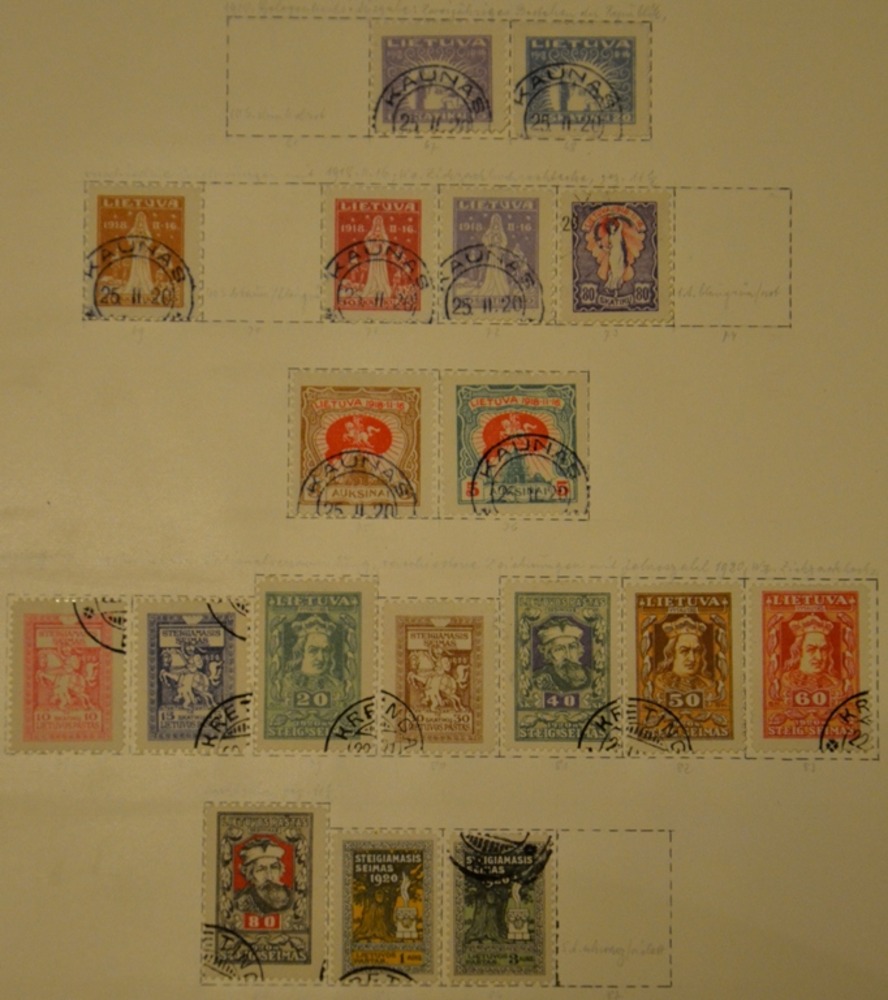 Uralt-Sammlung Litauen ab 1919