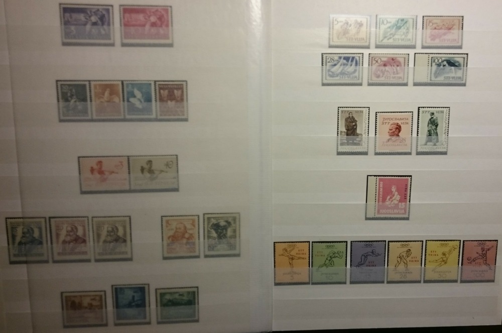 Sammlung Triest Zone B (jugoslawische Verwaltung) ** 1948-1954 fast kpl.