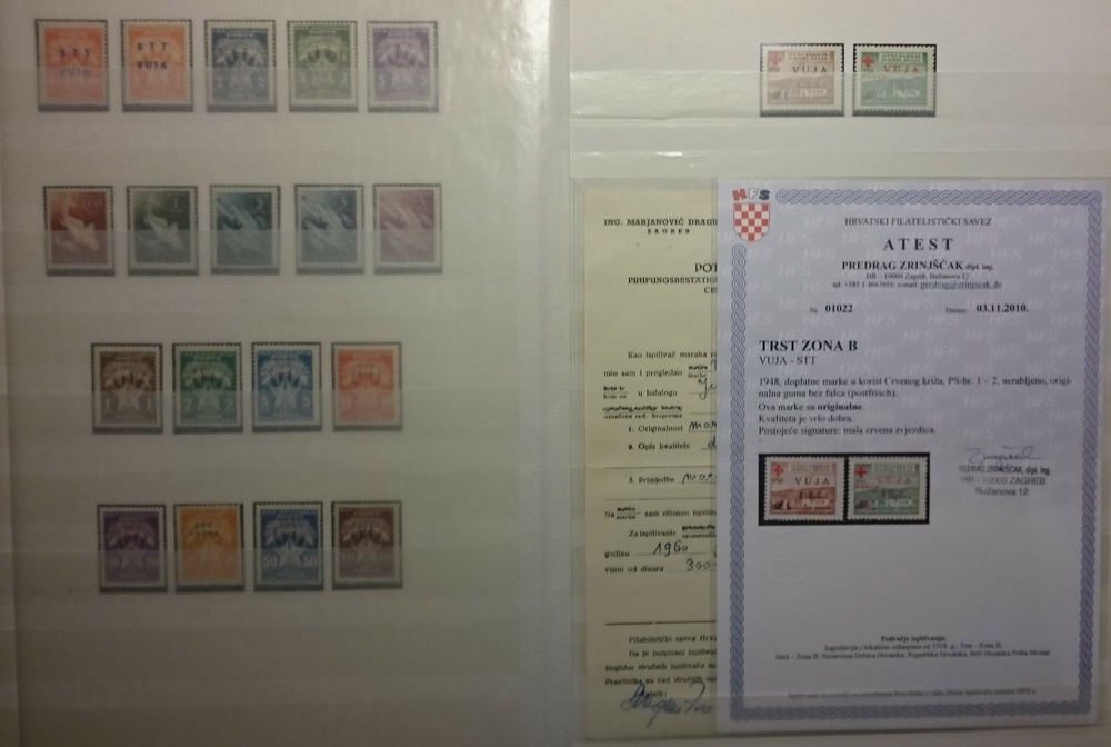 Sammlung Triest Zone B (jugoslawische Verwaltung) ** 1948-1954 fast kpl.