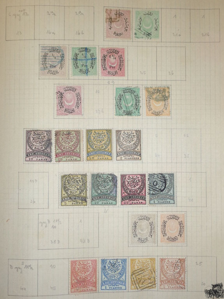 Sammlung Türkei 1863-1960ca. */gestempelt