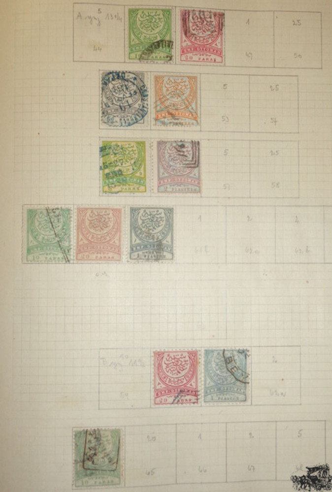 Sammlung Türkei 1863-1960ca. */gestempelt