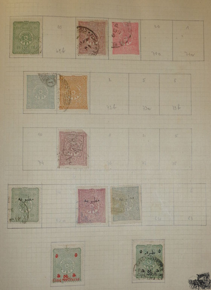 Sammlung Türkei 1863-1960ca. */gestempelt