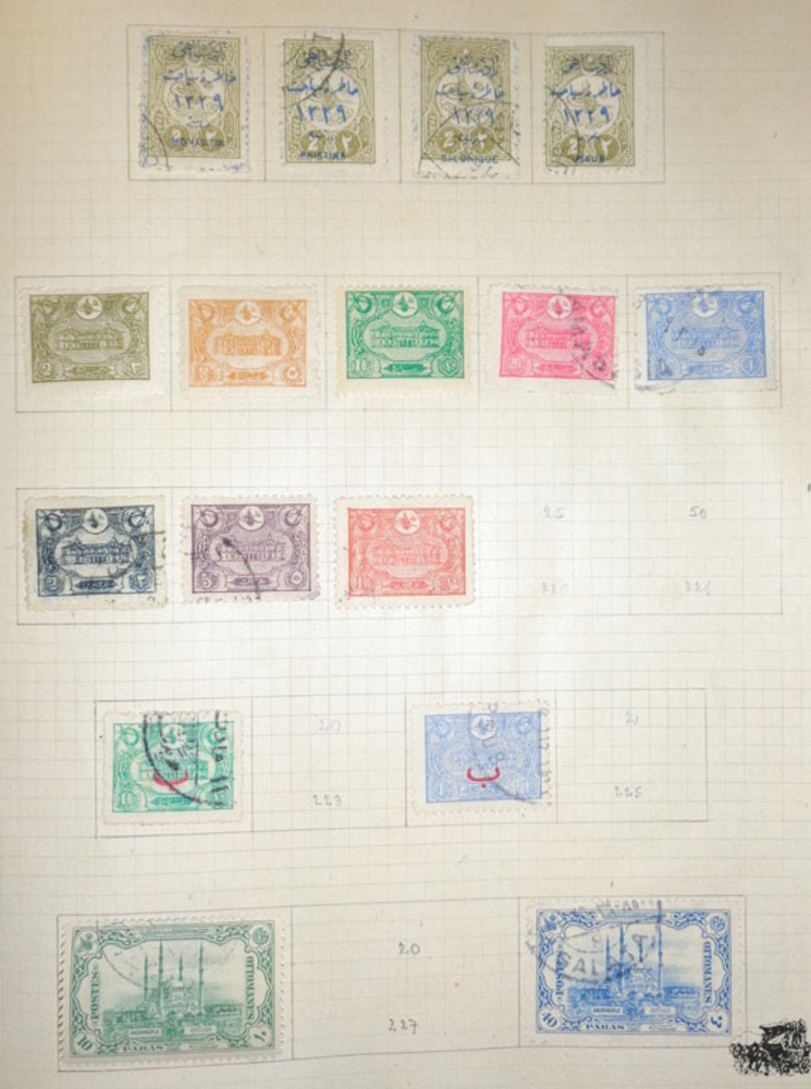 Sammlung Türkei 1863-1960ca. */gestempelt