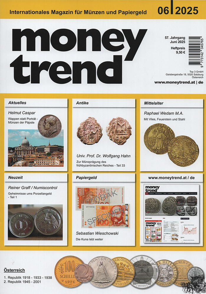 Münzzeitschrift Money Trend, Monatszeitschrift Münzzeitschrift Money Trend, Monatszeitschrift