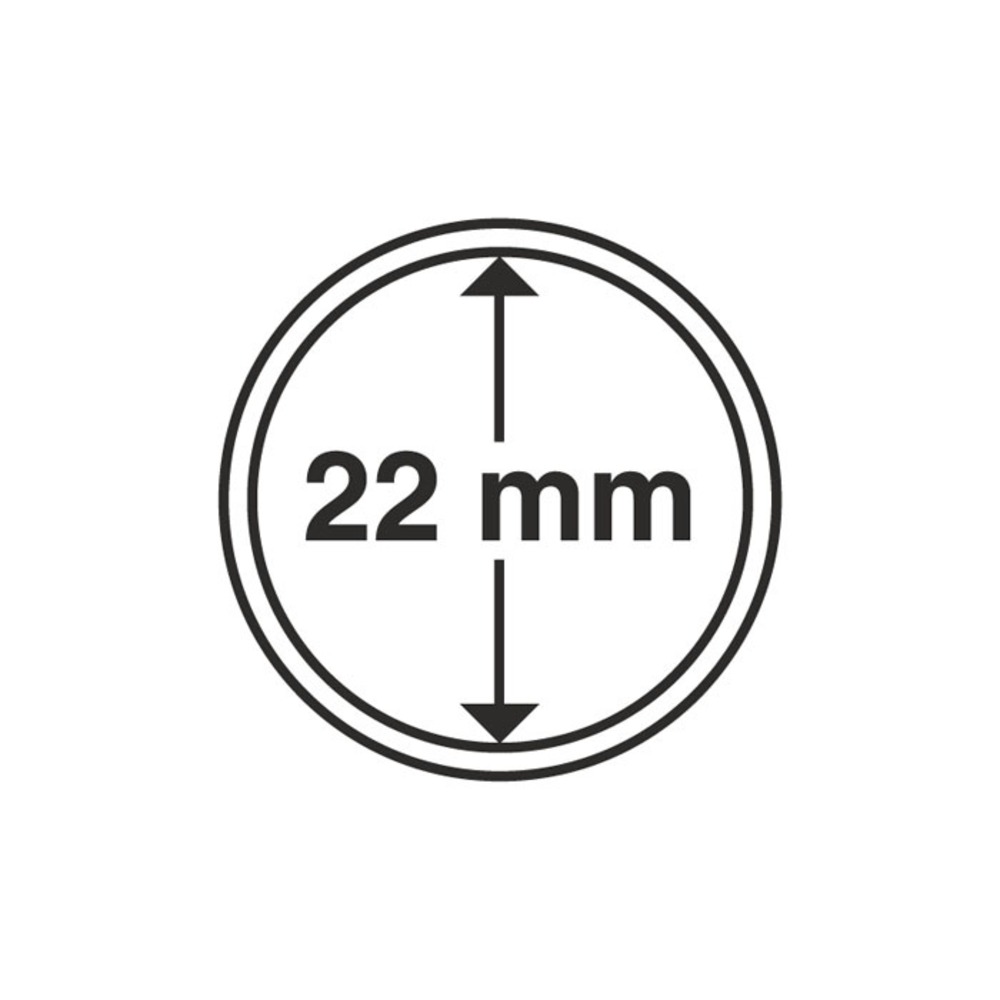 Münzkapseln 22 mm