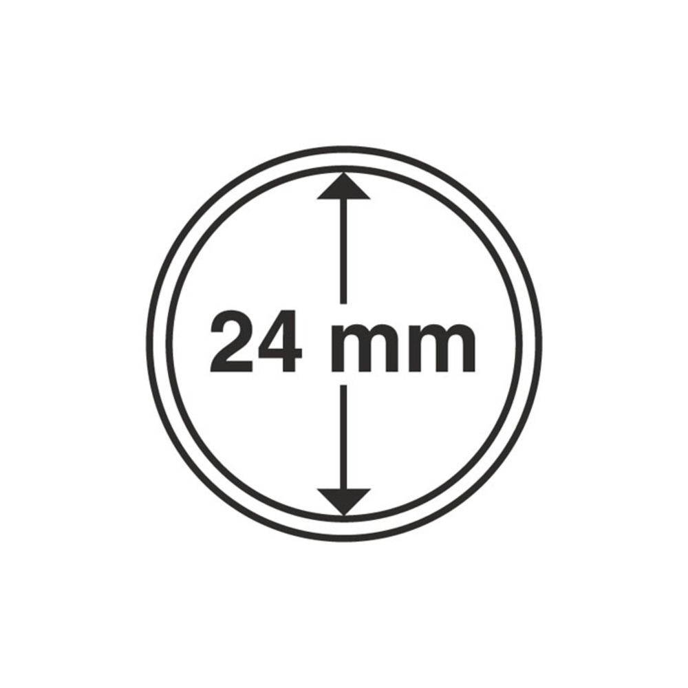 Münzkapseln 24 mm