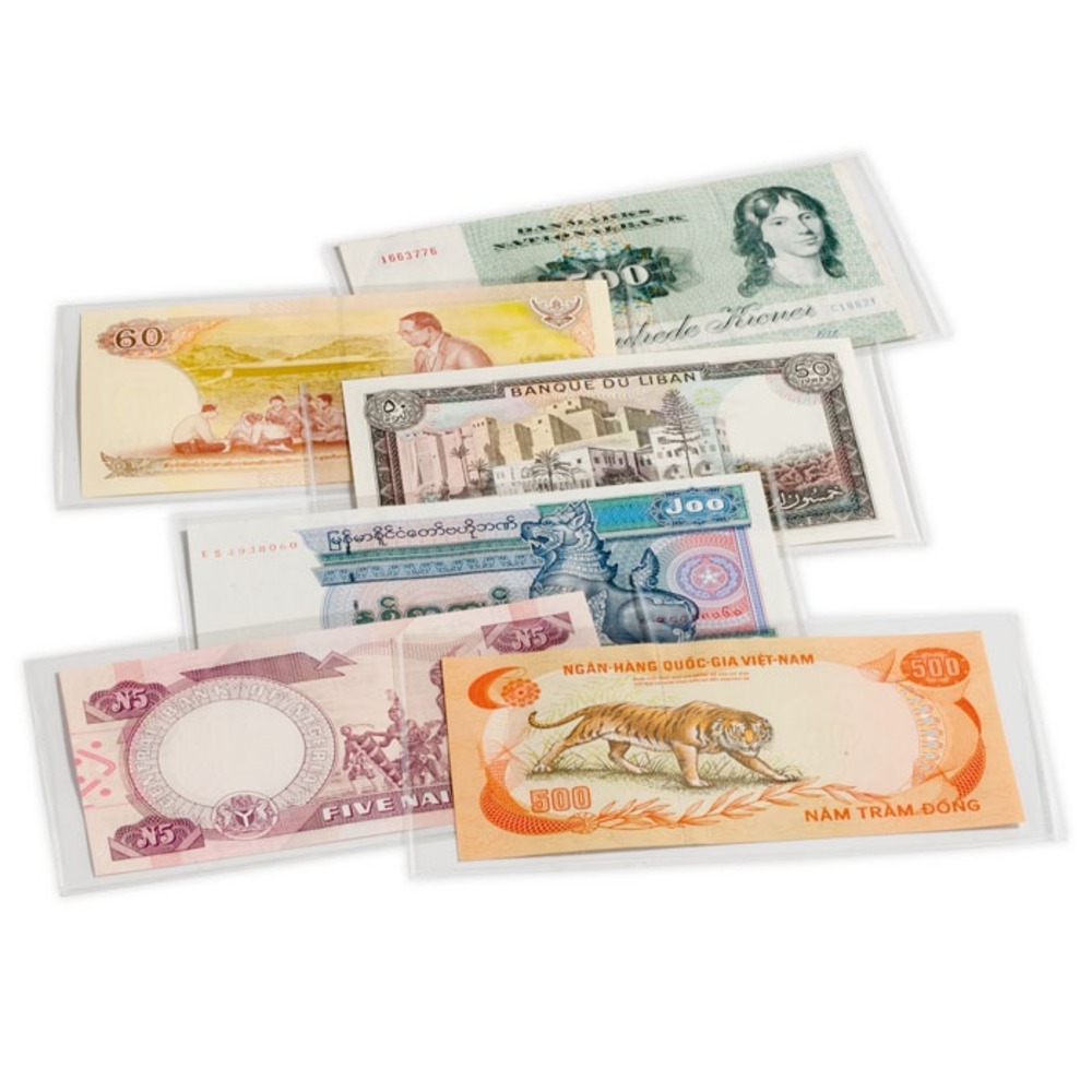 Banknoten-Schutzhüllen BASIC 176 x 90mm