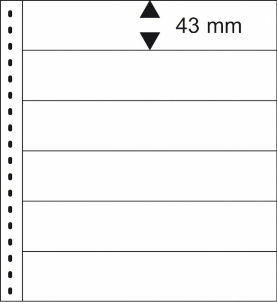 Einsteckblätter OMNIA 14 (6 Taschen) - weiß