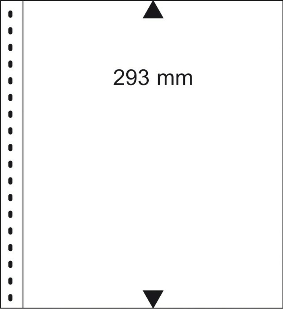 Einsteckblätter OMNIA 01 (1 Tasche) - schwarz