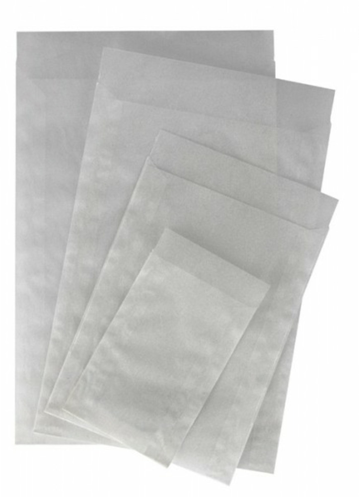 Pergamin-Tüten, 45 x 60 + 20 mm, 500er-Packung Pergamin-Tüten, 45 x 60 + 20 mm, 500er-Packung