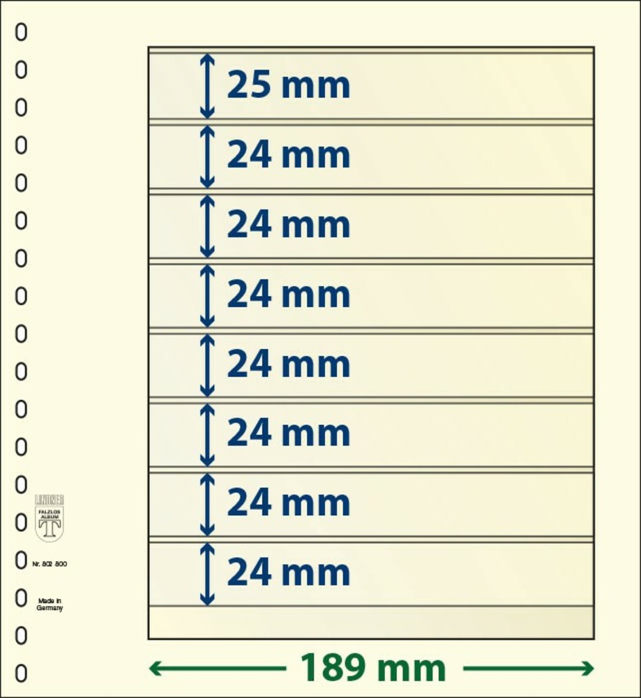 T-BLANKO Blätter 802 800 (8 Taschen)